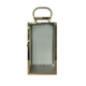 LARGE GOLD SQUARE METAL LANTERN