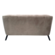 Arlo 2 Seater Oyster Velvet Buttoned Sofa