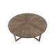 Wood Spiral Detail Coffee Table
