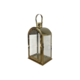 Medium Round Top Rectangle Gold Metal Lantern