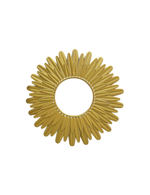 GOLD SUNFLOWER MIRROR