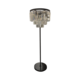ANTIQUE BLACK DECO FLOOR LAMP