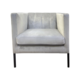 MAYA CHAIR IN SILVER GREY VELVET