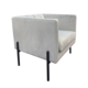 Maya Chair In Silver Grey Velvet