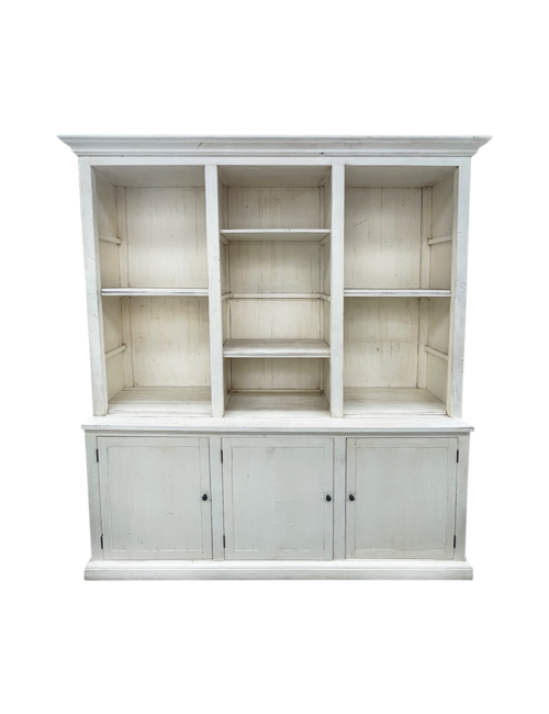 WHITE HUTCH DRESSER