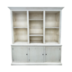 WHITE HUTCH DRESSER