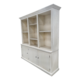 WHITE HUTCH DRESSER