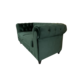 Velvet Chesterfield 2 Seat - Dark Green