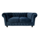 Velvet Chesterfield 2 Seat - Jeans Blue