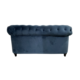 Velvet Chesterfield 2 Seat - Jeans Blue