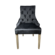 Georgia Dining Chair In Black Velvet