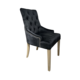 Georgia Dining Chair In Black Velvet