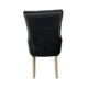 Georgia Dining Chair In Black Velvet