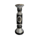 Black Medusa Round Candle Holder