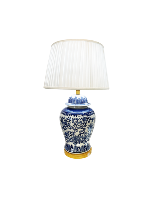45Cm Lotus Temple Table Lamp