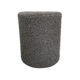 35cmd Grey wool look ottoman