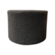 60Cmd Grey Wool Look Ottoman