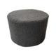 60Cmd Grey Wool Look Ottoman