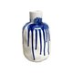 Small Blue Paint Splosh Vase