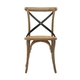 NATURAL CROSS BACK DINING CHAIR