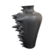 Black Windswept Urn Vase