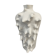 White Windswept Urn Vase