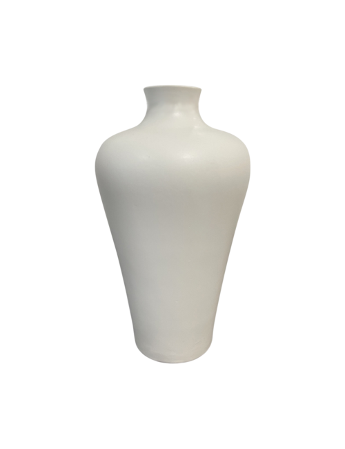 WHITE WINDSWEPT URN VASE