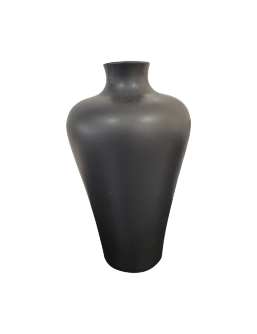 Black Windswept Urn Vase