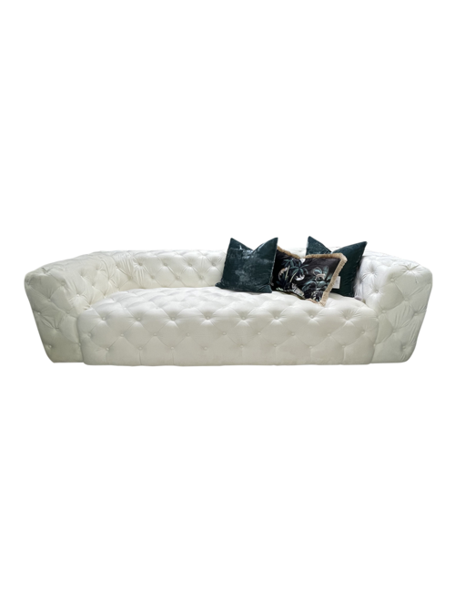 3 Seat Stella Sofa - White