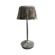 CHROME & SMOKE FULHAM LED TABLE LAMP
