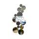 130Cml Gold Rim Bubble Mirror