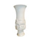 White  Ribbed Urn Vase