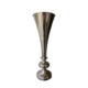 73Cmh Nickel Plated Trumpet Vase