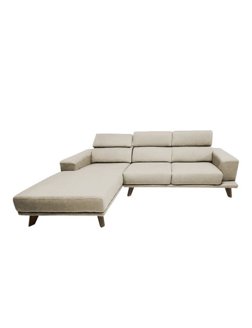 Kingston Cream Chaise Left Facing