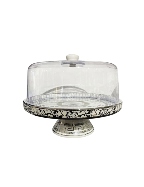 Silver Medusa Cake Stand