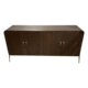 Oak And Brass Leg Sideboard