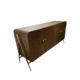 Oak And Brass Leg Sideboard