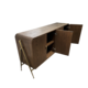 Oak And Brass Leg Sideboard