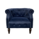 Blue Velvet Side Chair