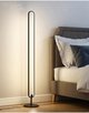 Black Camden Led Floor Lamp