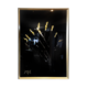 Gold Nails In Black/Gold Frame