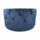 80Cmd Teal Velvet Buttoned Ottoman