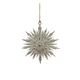 GOLD POINTY SNOWFLAKE HANGER