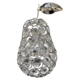 17.5cmh silver bling pear