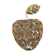 15.5cmh Gold bling Apple
