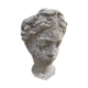 Large Cement Look Lady Head Vase