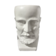 White bearded man vase