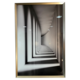 Hallway In Black/Silver Frame