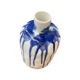 LARGE BLUE PAINT SPLOSH VASE