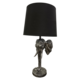 GRAPHITE/BLACK ELEPHANT TABLE LAMP